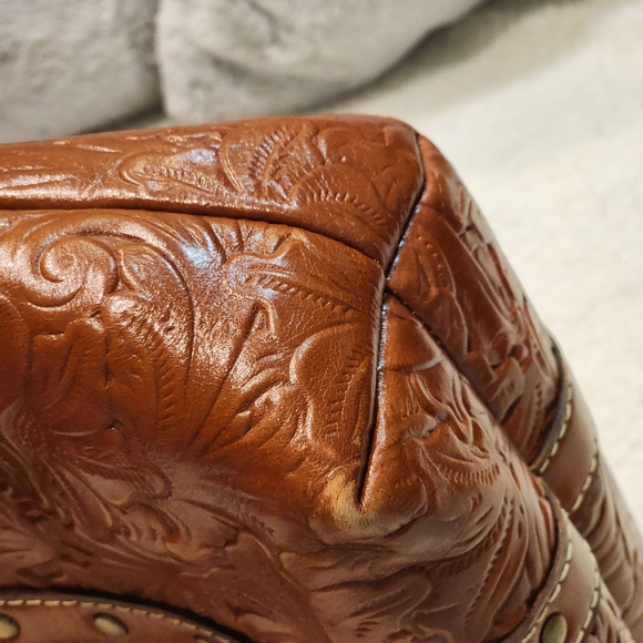 Patricia Nash Embossed Leather Handbag - Picture 4 of 13